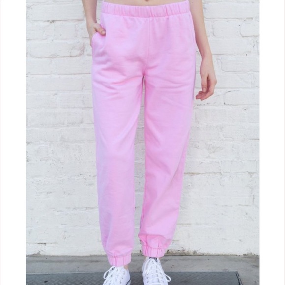 Brandy Melville Pants - Brandy Melville Bubblegum Pink Rosa Sweatpants